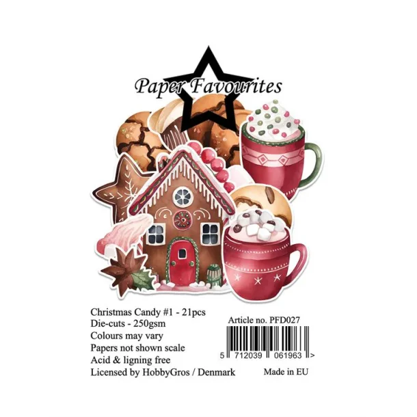 Paper Favourites - Die Cuts: "Christmas Candy #1" 