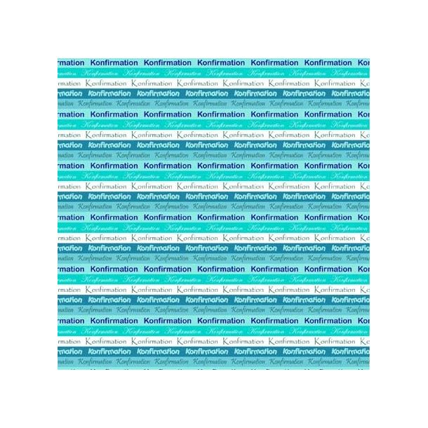 Hobbygros Design: Konfirmation, Turkis