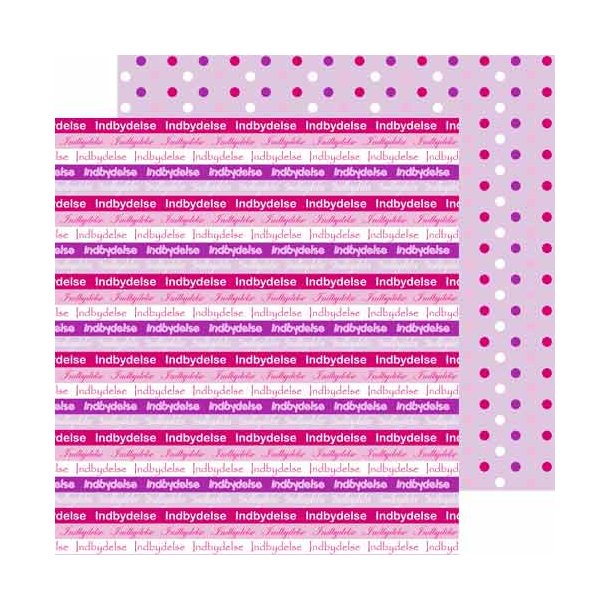 Hobbygros Design: Indbydelse, Pink