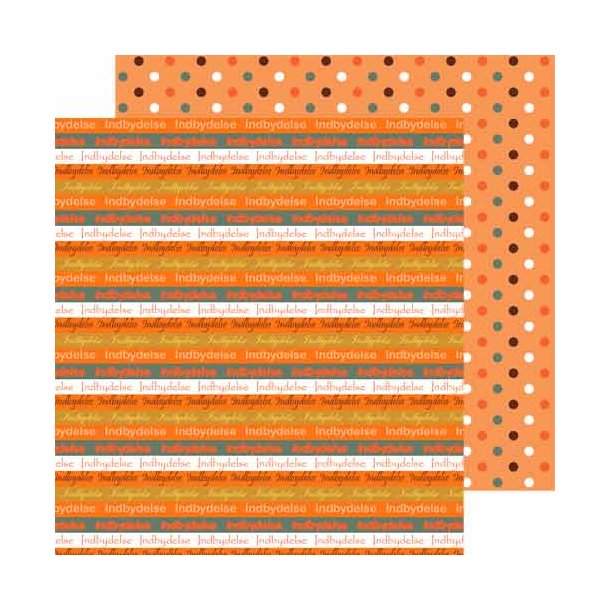 Hobbygros Design: Indbydelse, Orange