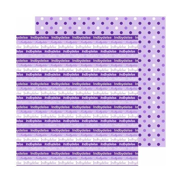 Hobbygros Design: Indbydelse, Lilla