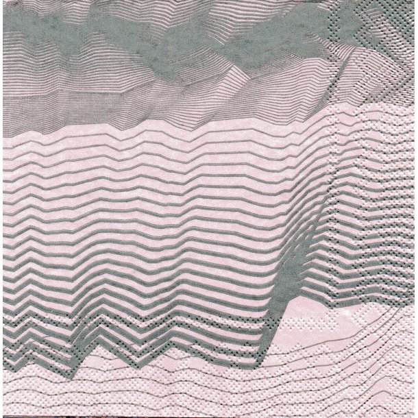 Ihr: "Topo Lines" - grey/rose