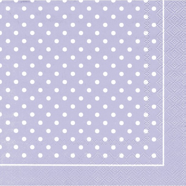 Ihr: "Polka dots" - light lilac