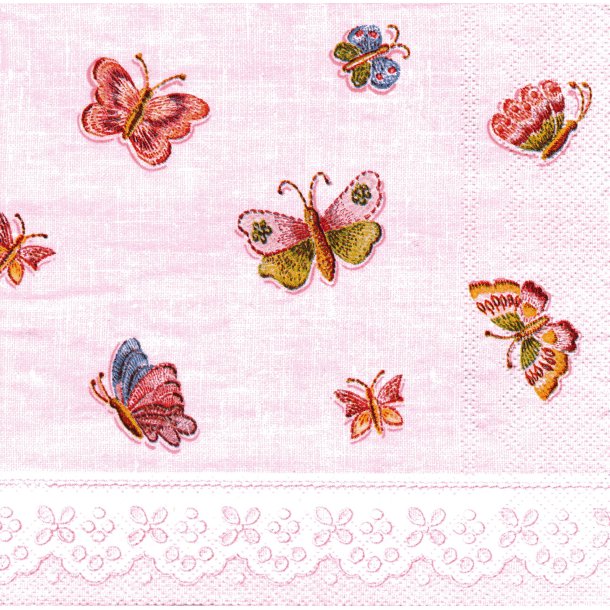 Ihr: "Petit Point Papillon" - rose