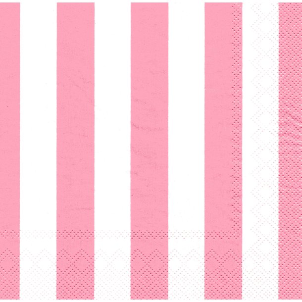Ihr: "Big Stripes" - white/rose