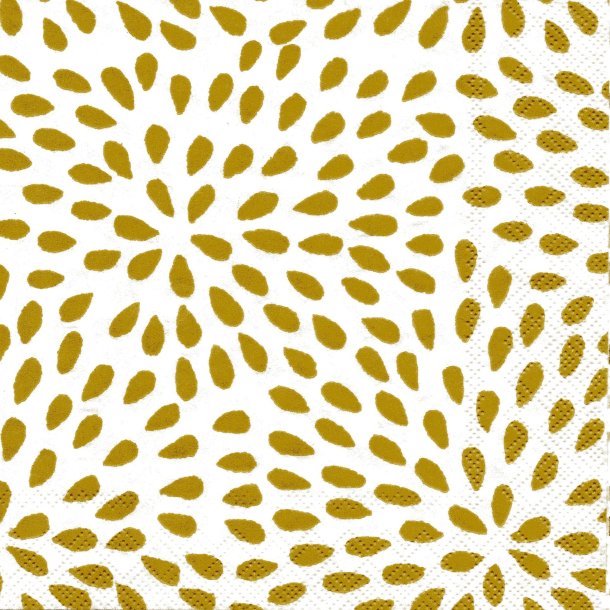 Ihr: "Glaze" - white/gold