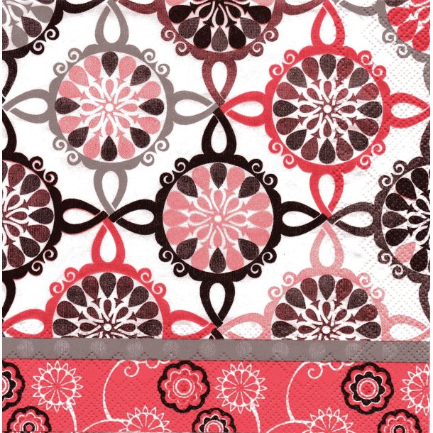 Ihr: "Colourful Tile" - coral