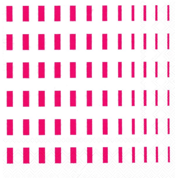 Marimekko: "Kullervo" - white/pink
