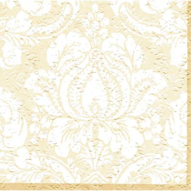 Ihr: "Cameo Damask" - cream