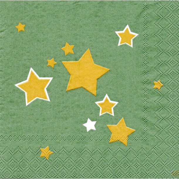 Ihr: "Shiny Stars" - celadon