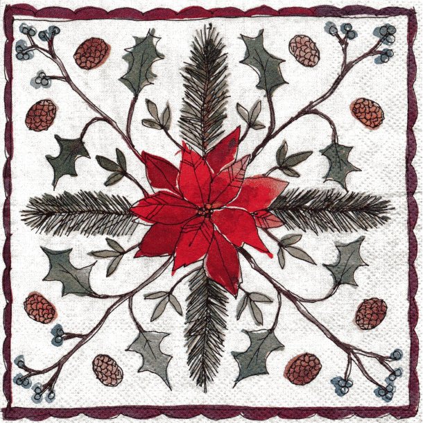 Ihr: "Christmas Floristry" - cream