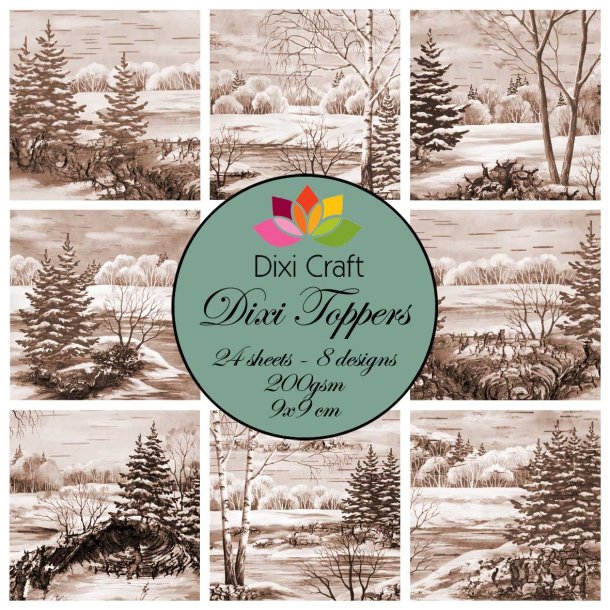 Dixi Craft: "Winter Scenes" - brown