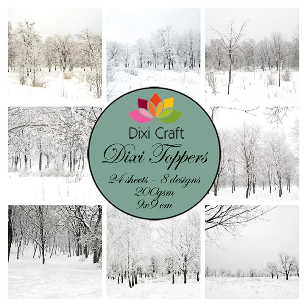 Dixi Craft: "Winter Scenes" - black/white
