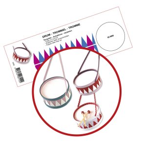 Circles Template for Drums, klippeark