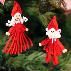 Quilling Nisse Faces, klippeark