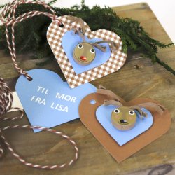 Quilling Reindeer Faces, klippeark