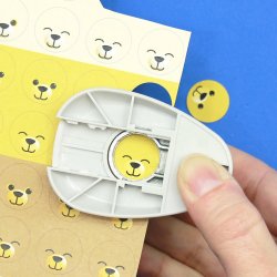 Small Quilling Bear Faces - Betulla, klippeark