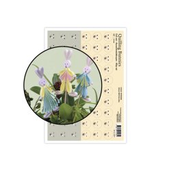 Small Quilling Bunnies Faces - Betulla, klippeark