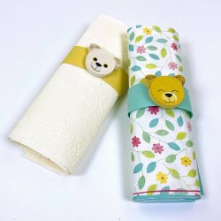 Big Quilling Bear Faces - Betulla, klippeark