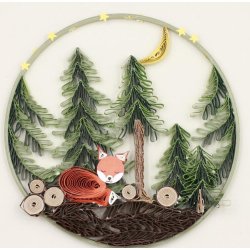 Quilling Forest Animals Faces, klippeark