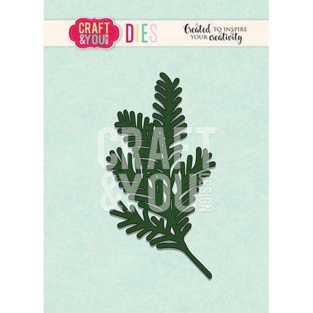 Craft &amp; You Design Dies "Conifer Twig 4" CW091