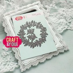 Craft &amp; You Design Dies "Leaves Wreath" CW206