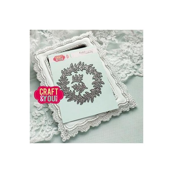 Craft &amp; You Design Dies "Leaves Wreath" CW206