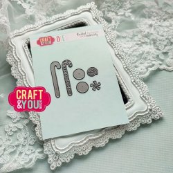 Craft &amp; You Design Dies "Candles" CW215