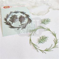Craft &amp; You Design Dies "Coniferous Wreath" CW252