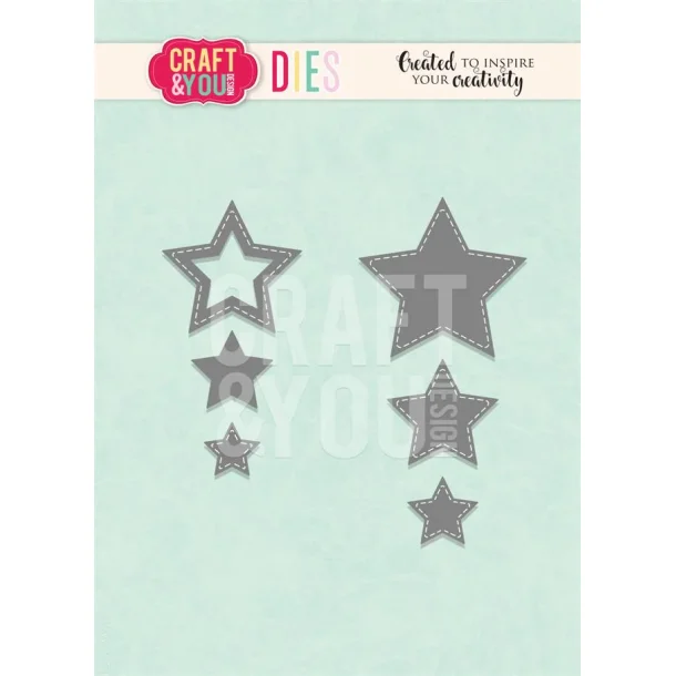 Craft &amp; You Design Dies "Stars" CW254