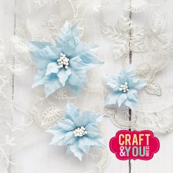 Craft &amp; You Design Dies "Magdas Poinsettia" CW261