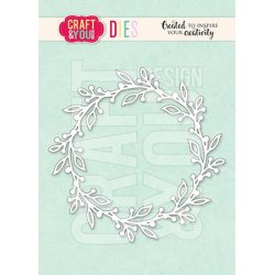 Craft &amp; You Design Dies "Delicate Wreath" CW315