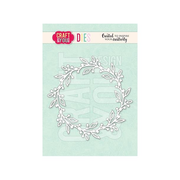 Craft &amp; You Design Dies "Delicate Wreath" CW315