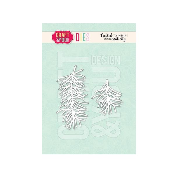 Craft &amp; You Design Dies "Fir Branches" CW317