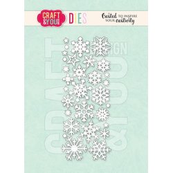Craft &amp; You Design Dies "Small Snowflakes" CW322