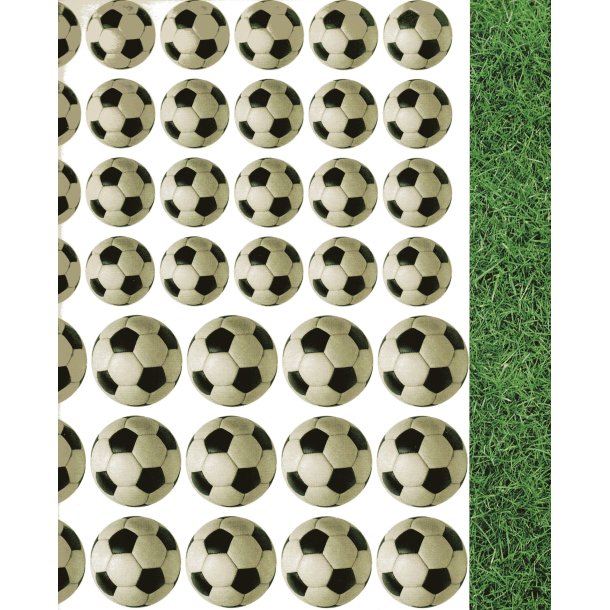 Karen Marie Klip: Klippeark A4 - Footballs &amp; Grass