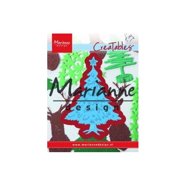 Marianne Design Dies "Tinys Christmas Tree, decorated" LR0491