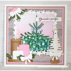 Marianne Design Dies "Tinys Christmas Tree Wood" LR0492