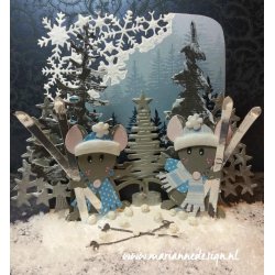 Marianne Design Dies "Tinys Christmas Tree Wood" LR0492