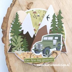 Marianne Design Dies "Tinys Forest Gatefolding" LR0685