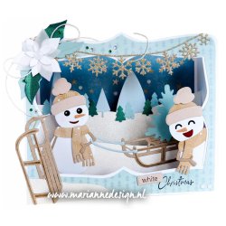 Marianne Design Dies "Sleigh by Marleen" CR1572