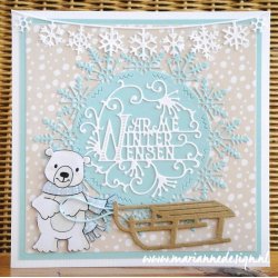 Marianne Design Dies "Sleigh by Marleen" CR1572
