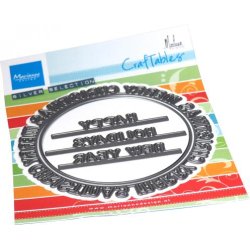 Marianne Design Dies "Merry Christmas Circle by Marleen" CR1595