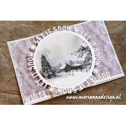 Marianne Design Dies "Let it Snow Circle by Marleen" CR1600