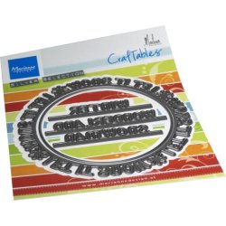 Marianne Design Dies "Let it Snow Circle by Marleen" CR1600