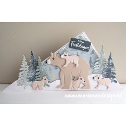 Marianne Design Dies "Bears by Marleen" CR1601