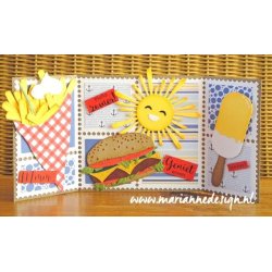 Marianne Design Dies "Layout Stamps Slimline" CR1658