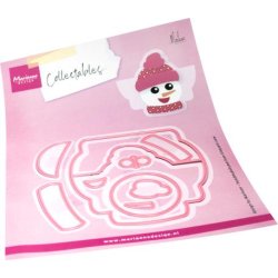 Marianne Design Dies "Bagtopper Snowman by Marleen" COL1557