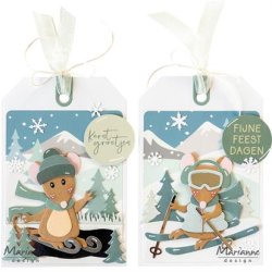 Marianne Design Dies "Winter Sports Accessories by Marleen" COL1558