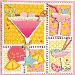 Marianne Design Die "Martini Glass by Marleen"